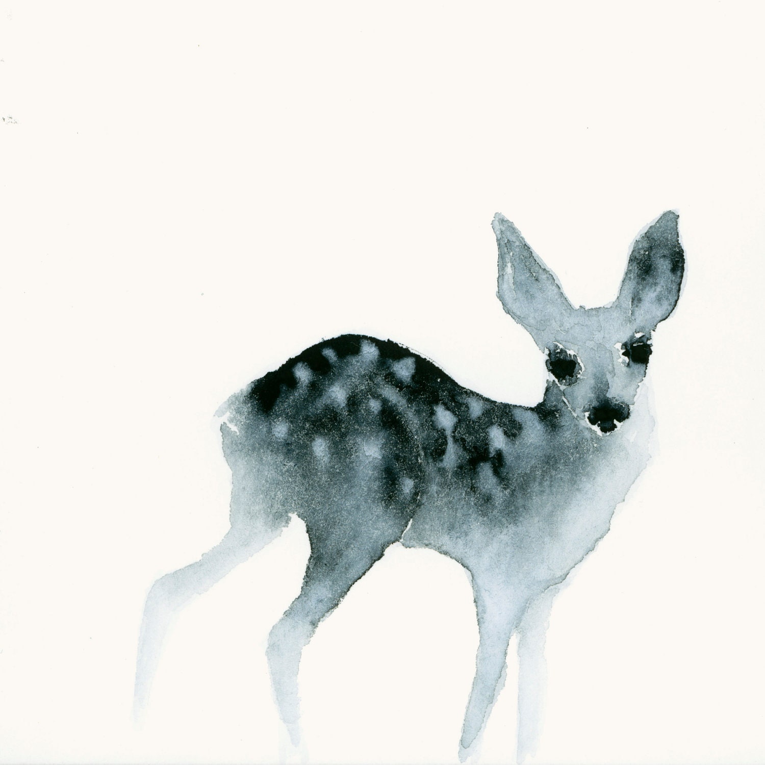Deer Art - Fine Art Print from Original Watercolor