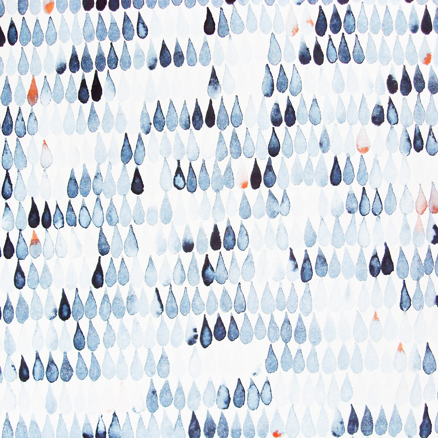 Winter Rain - Original Watercolor Painting