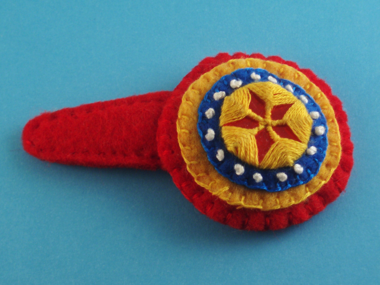 Wonder Woman Felt Barrette