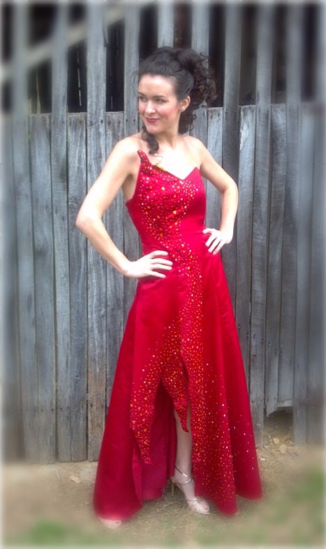 Halloween SALE...Hunger Games Costume...Katniss's Interview Dress..sz 4-6