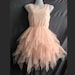 Soft Pink Prom Dress - Lace Dress Party Dress - Sweet Cocktail Dress / Bridesmaid Dress