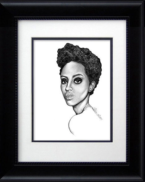 8.5x11in Art Print - The Beauty Collection - Fay