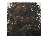 Tree Painting Original Landscape Oil on Wood Panel Black Abstract wall art
