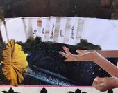 art // print // giclee // collage // "May You Treasure Your Friends"