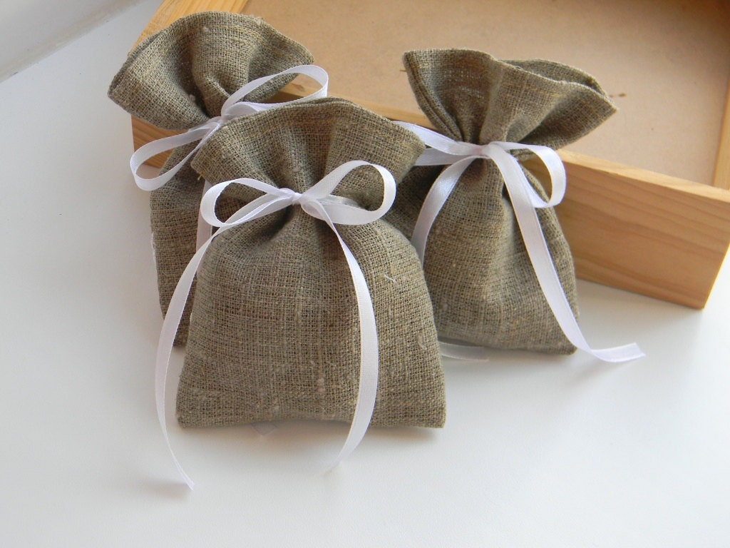 Burlap Gift Bags
