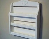 Shabby Spice Rack   Furniture, Nail Polish Holder , Shelf, Wall Shelf, Shelves, Kitchen Storage,
