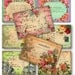 Vintage Roses Postcards - Digital Collage Sheet Download - Set 158