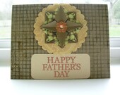 Fathers Day Card - Origami Tea Bag Folded Medallion