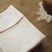 Reusable Tea Bags Organic Cotton Eco Friendly -- 3X4" Set of 10