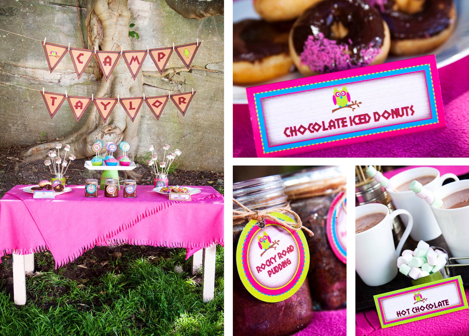 CAMPING PARTY - Party PACKAGE (Printable)