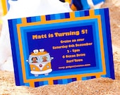 BEACH KOMBI Party - Personalized Printable INVITATION