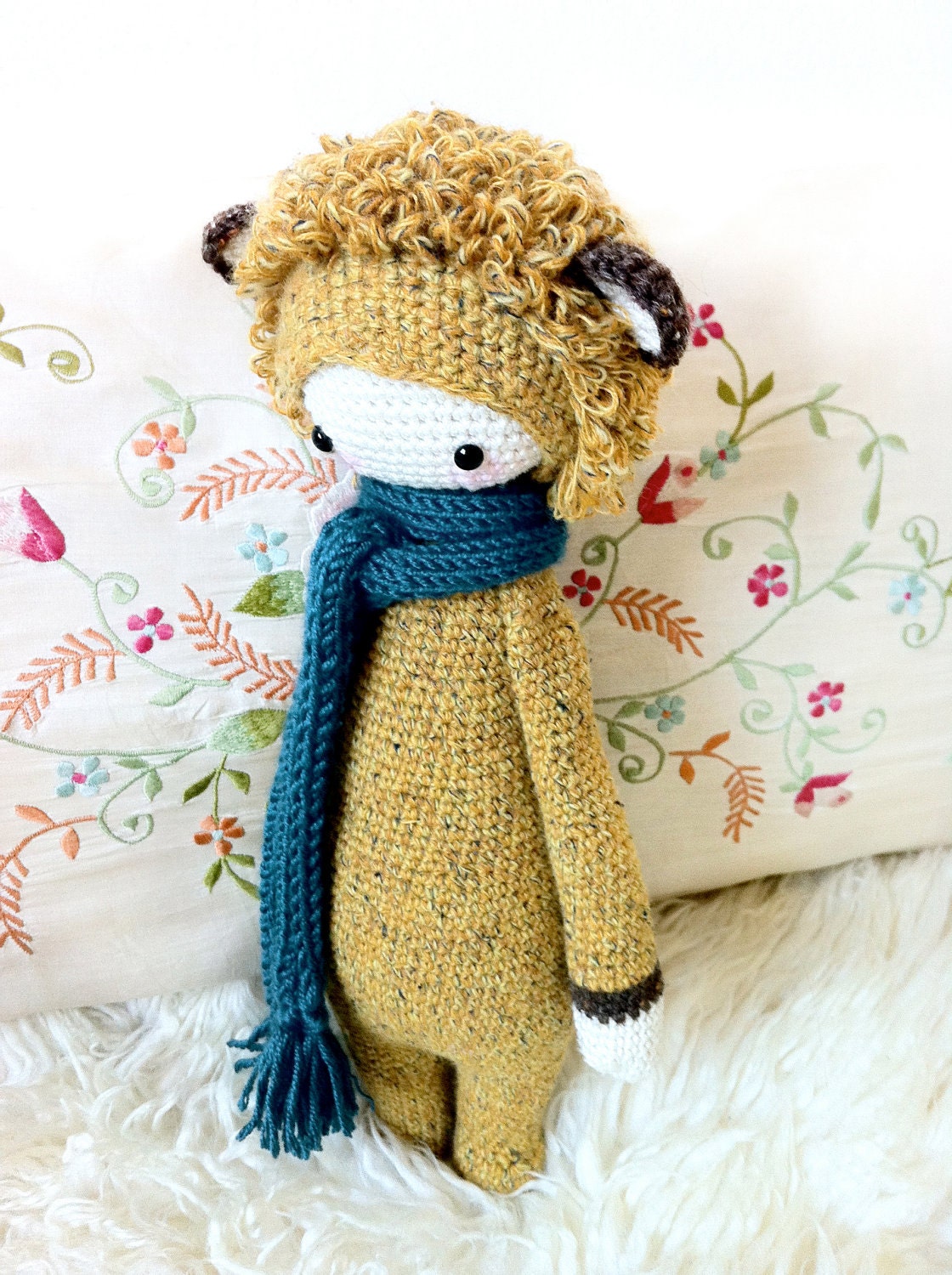 Crochet PATTERN Doll "LONI the lion" PDF