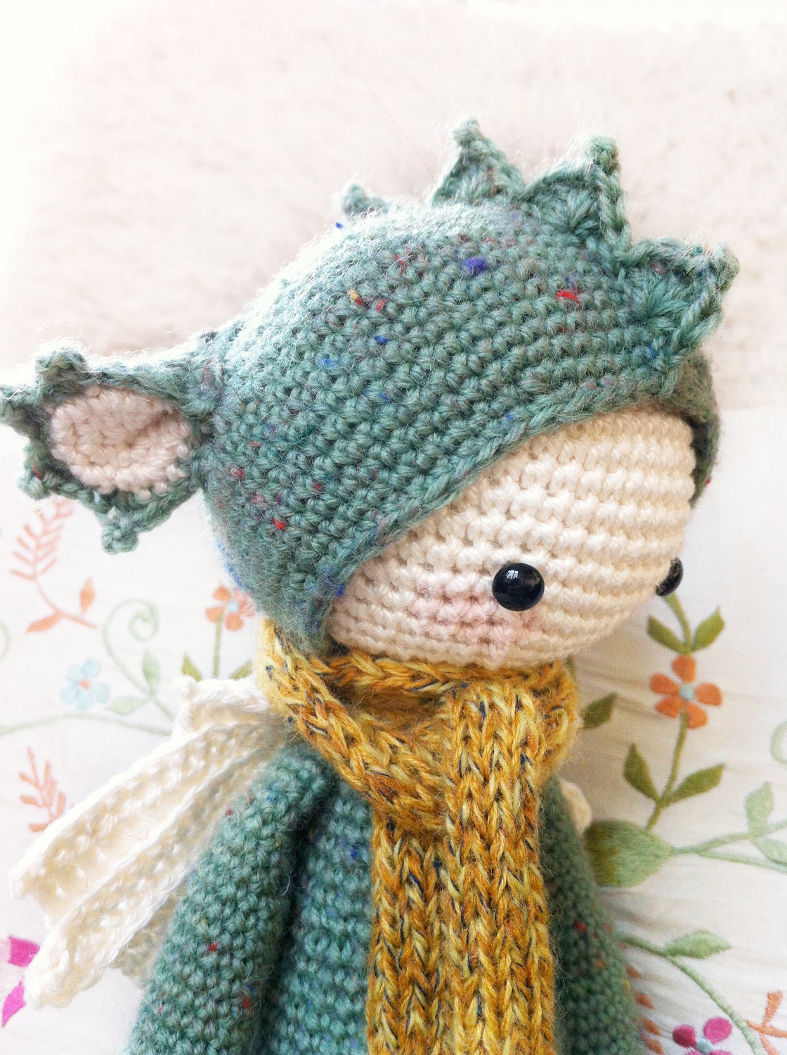 Crochet Pattern Doll "DIRK the dragon / dinosaur" PDF