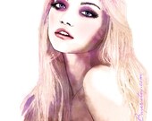 Late Afternoon - Watercolor Fashion Illustration Fine Art Print