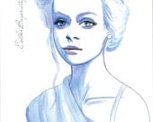 Original Watercolor & Ink Painting