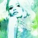 Aqua Blue Hues- Watercolor Fashion Illustration Ocean Waves Print