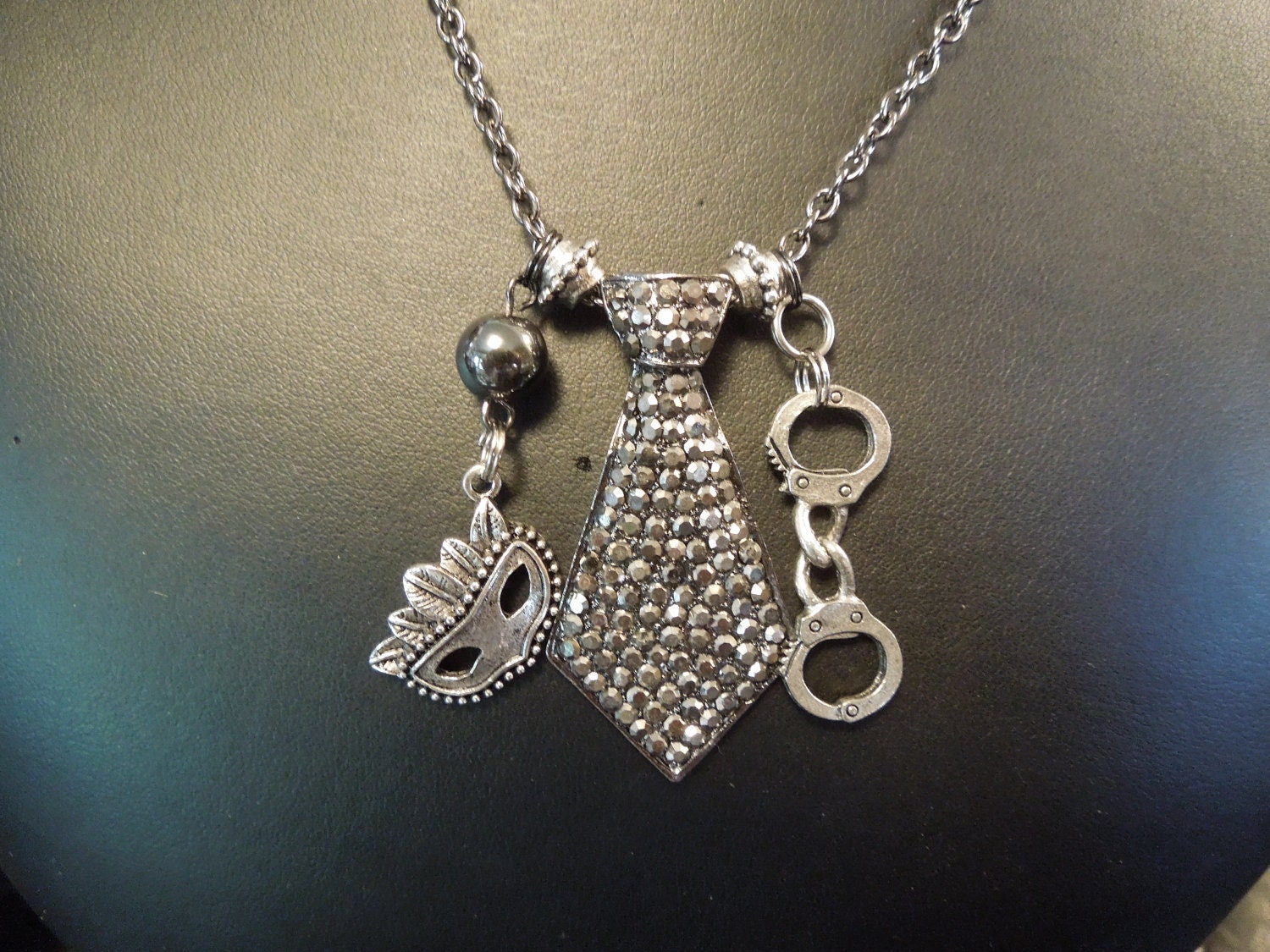 50 Shades of Grey Inspired Necklace