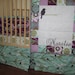 Custom Baby Crib Bedding- 3 piece set- Lotus