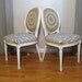 Classy Chic Round Back French Bergere Chairs ON HOLD for Kate