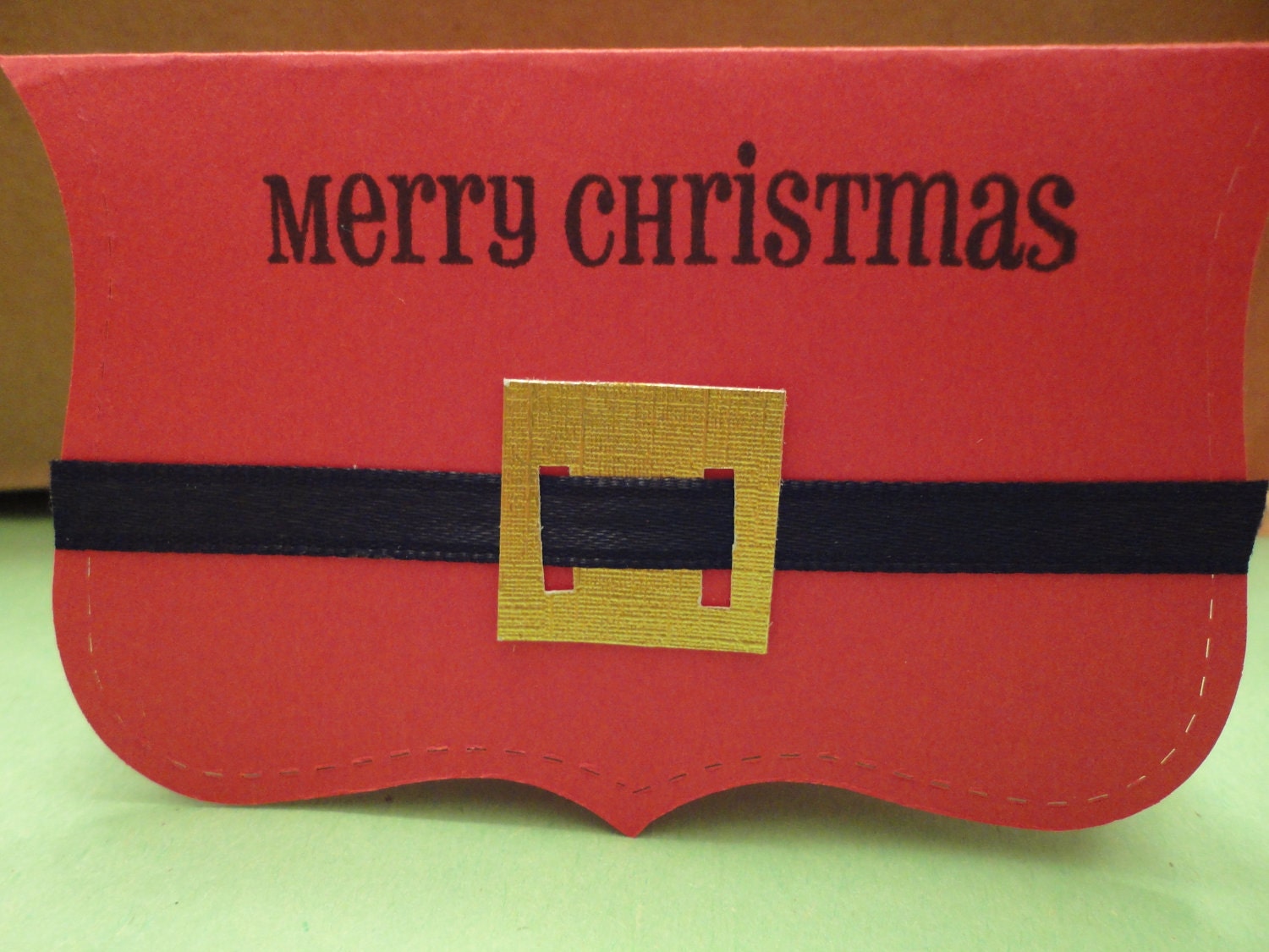 custom order for "jdabbs" Santa Belt Christmas Gift Tags (set of 25)