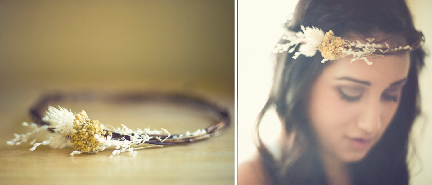 Back In Stock- Fresh Summer Floral Natural Head Crown
