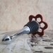 Wine Bottle Stopper - Red Valve Handle Wine Stopper