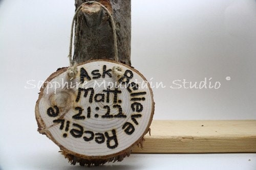 RESERVED KRISTIN Van ZANDT, Personalized Wedding Wood Slice Sign