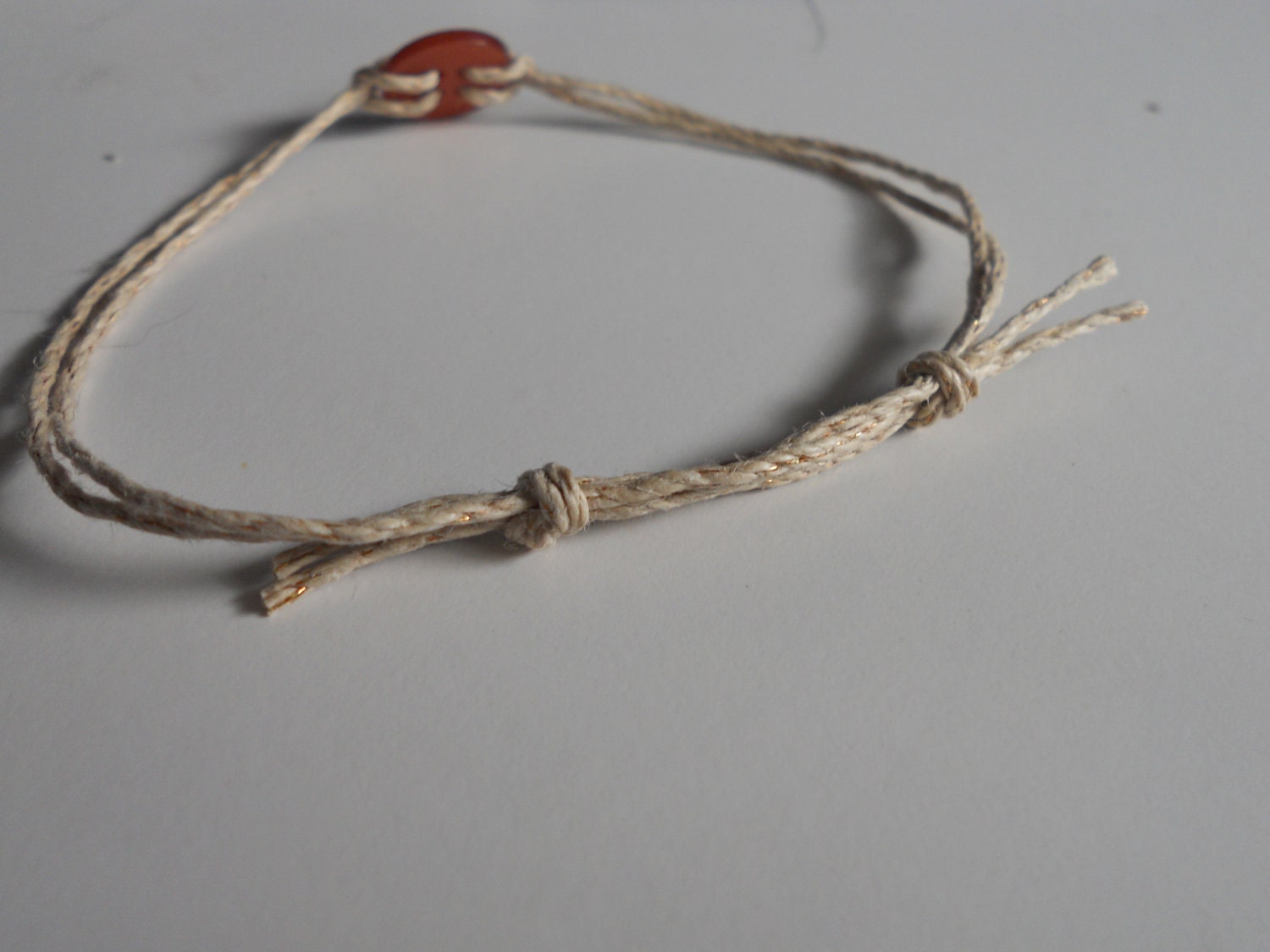 Cute as a button bracelet in natural/neutral colors--Updated December 2012
