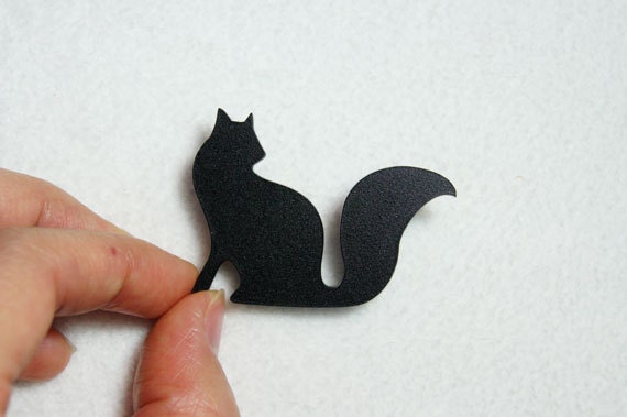 Cat Brooch - Laser Cut Acrylic