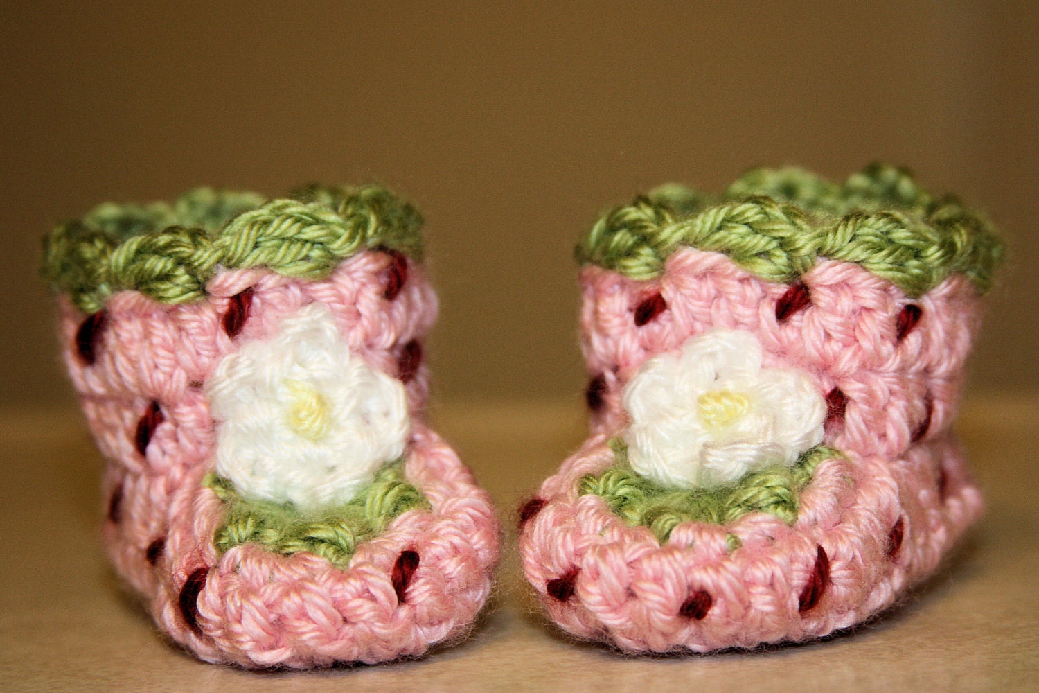 Strawberry Booties