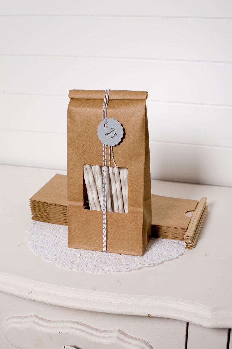 SALE - Grey Favor Bag Kit