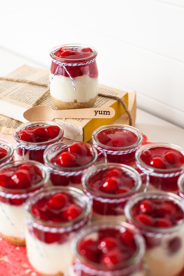 Glass Pudding jars - 12