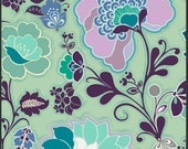 Art Gallery Fabric - PAT BRAVO - Poetica Collection - Seafoam Symphony Palette - Sweet Melody in Aqua (1 Yard)