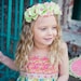 THE ADELLE-Pretty Green Hydrangea Flower Headband- Photo Prop, Irish Wedding, Flower Girl crown, Ballet Recital