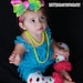 Neon Pink , Neon Green and Neon Blue Bow/ Headband-Birthday- Pageant wear Neon Birthday