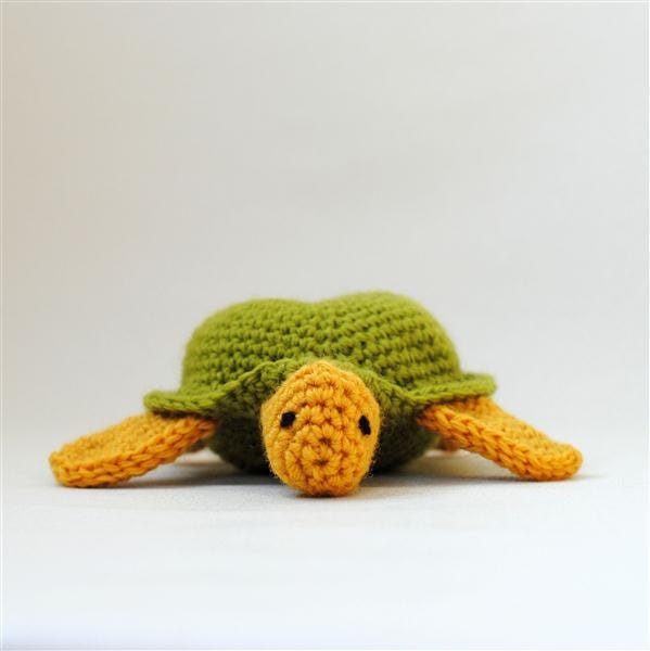 Amigurumi Plush Sea Turtle, Crochet Turtle, Crocheted Toy, Made To Order, Christmas In July