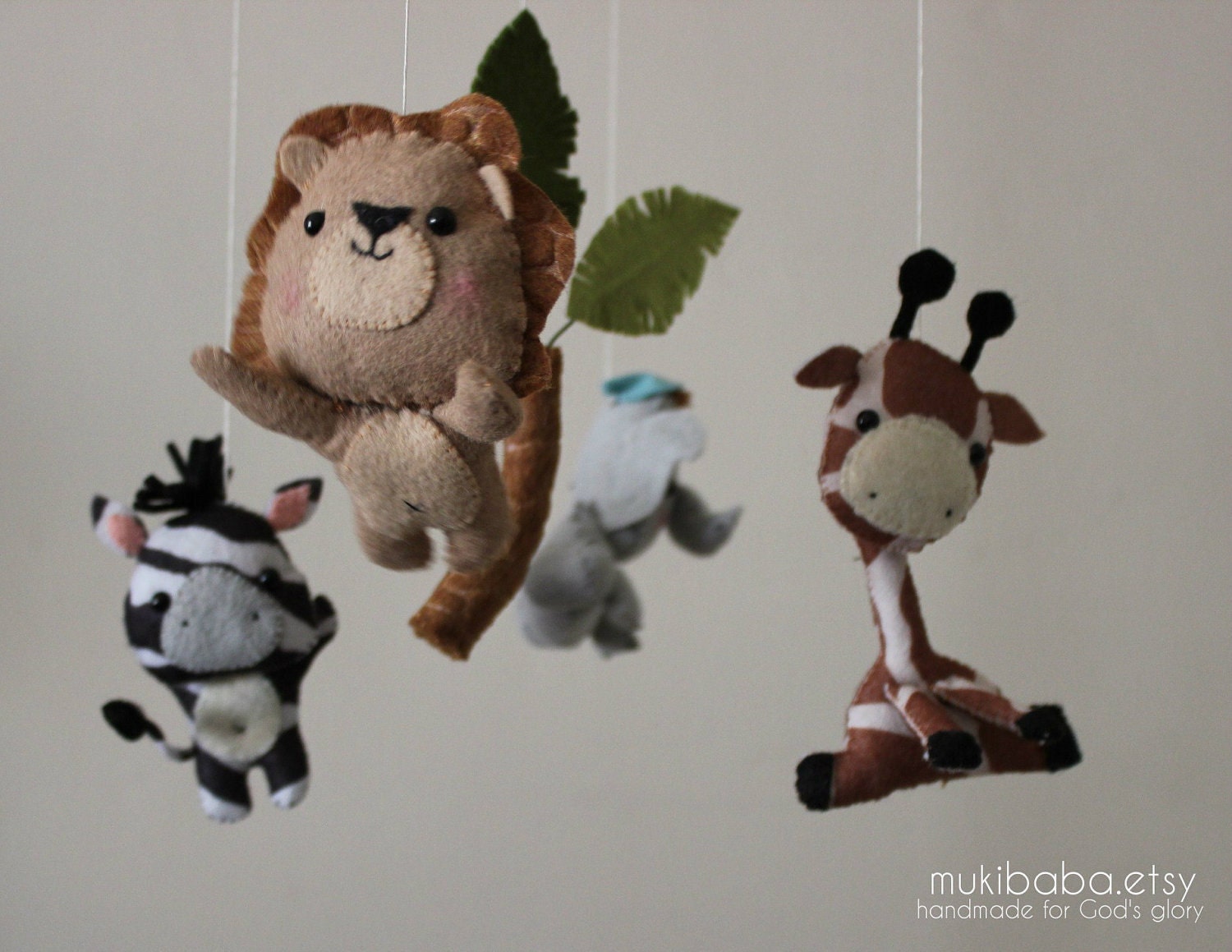 Baby Crib Mobile - Baby Mobile - Nursery Jungle Crib Mobile - Safari Crib Mobile - Jungle Tropical Mobile - Mobile