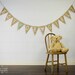 Gender Reveal Burlap Banner / Baby Shower Decoration / Maternity Photography Prop