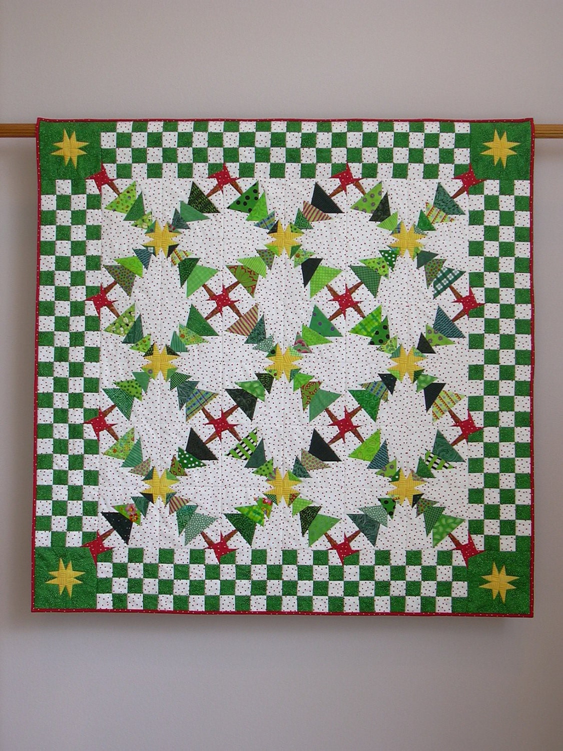 Dancing Trees wall quilt