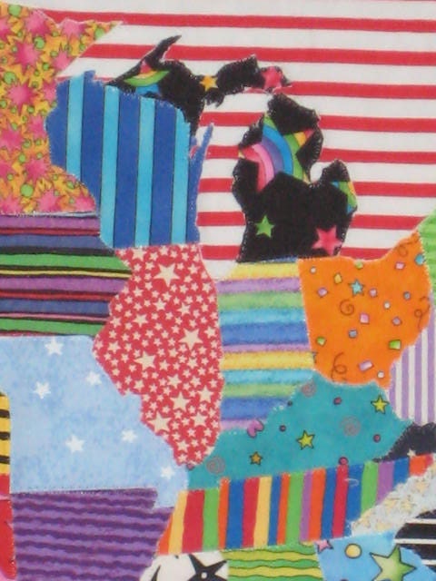 Stars & Stripes wall quilt