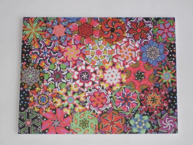 Galaxy 2 folded note card