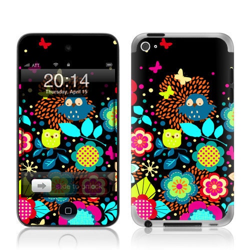 Apple iPod Touch 4G Decal Skin - Owls
