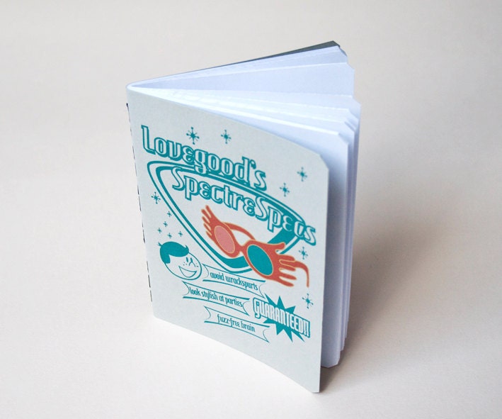 SpectreSpecs notebook - handmade journal