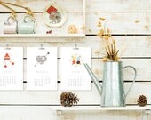 SALE 2013 Printable Calendar  - Desktop or Wall - PDF File - Holiday Gift Idea, Party Favor, Corporate Gift - Luvalexa Exclusive