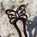 Wooden Hair Fork, Sticks , Hair Accessory, Hairpin, Butterfly, MariyaArts