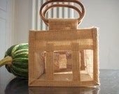 Mini Jute Jar Gift Bag