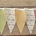 Tea Party - Vintage Bunting Banner with 12 Flags