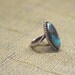 Vintage Native American Turquoise Stone Ring Size 4 SALE