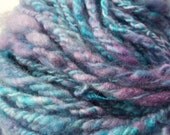Handspun yarn -  Fantasia - vintage inspired -  kettle dyed Targhee super-bulky 84 yards 6oz