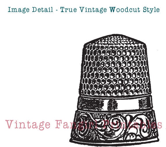 15 Sewing Antiques Clip Art Collection - 100% Scalable Vector Art